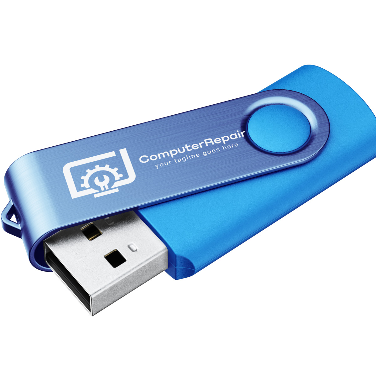 pendrive preview for computer repair logo