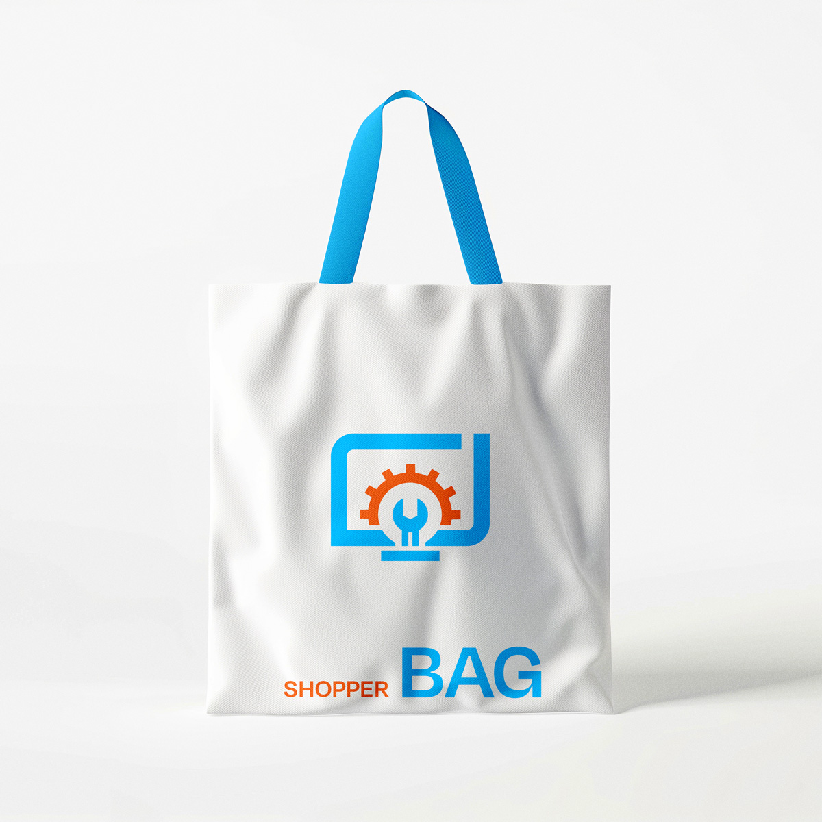 Bag preview for computer repair logo