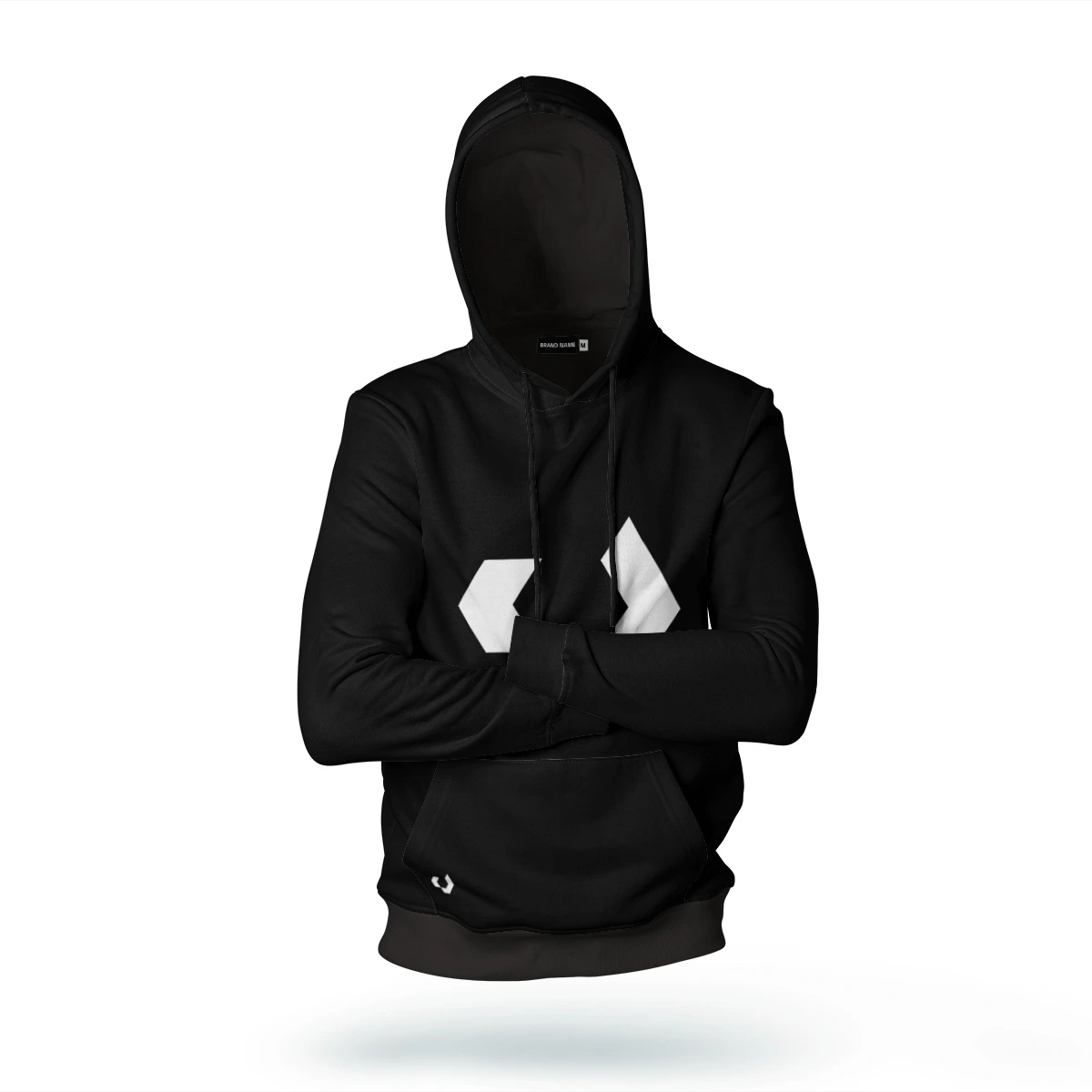 Premium hoodie featuring w logo design for modern brand