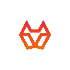 Geometric Fox Logo