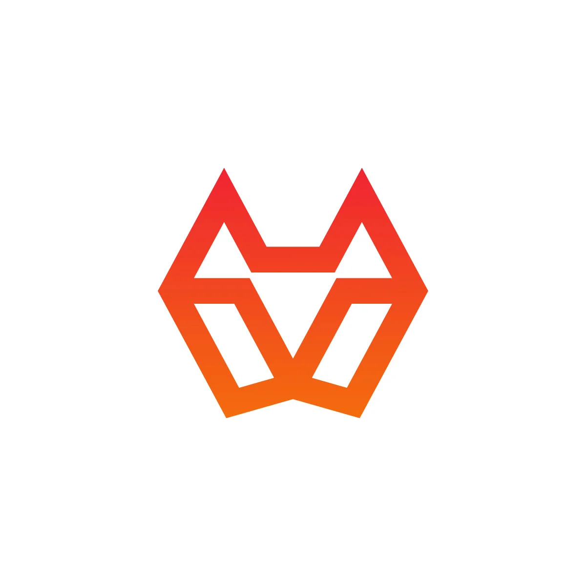 Geometric Fox Logo