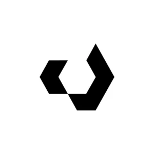 w abstract logo
