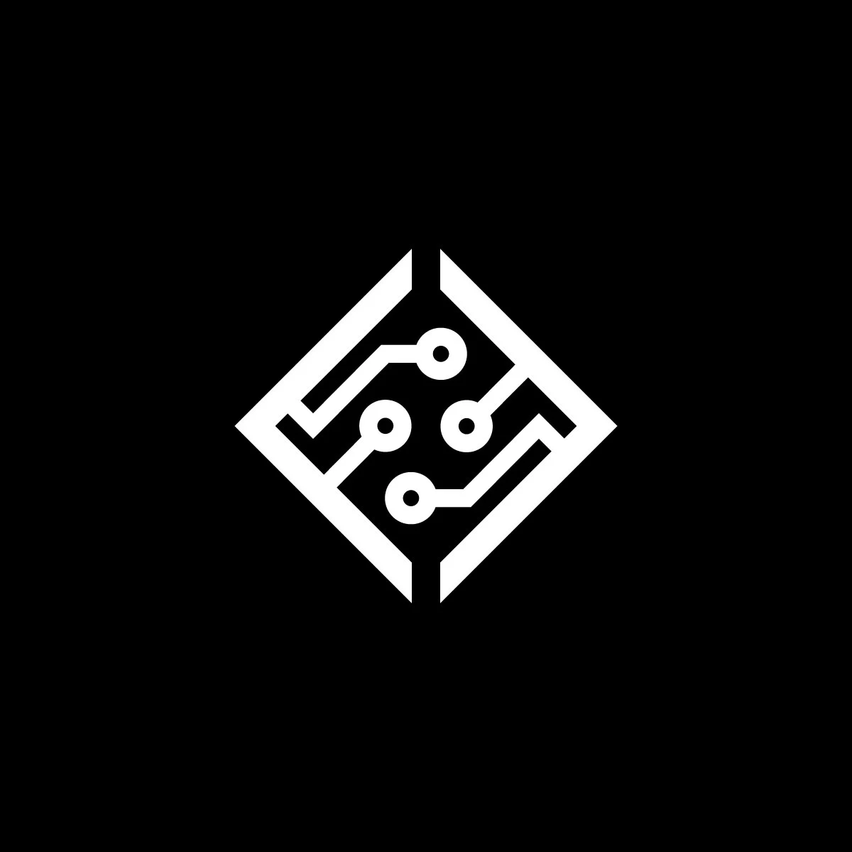 Letter F Tech Logo