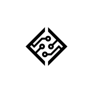 Letter f technology logo