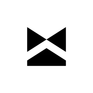 M abstract logo