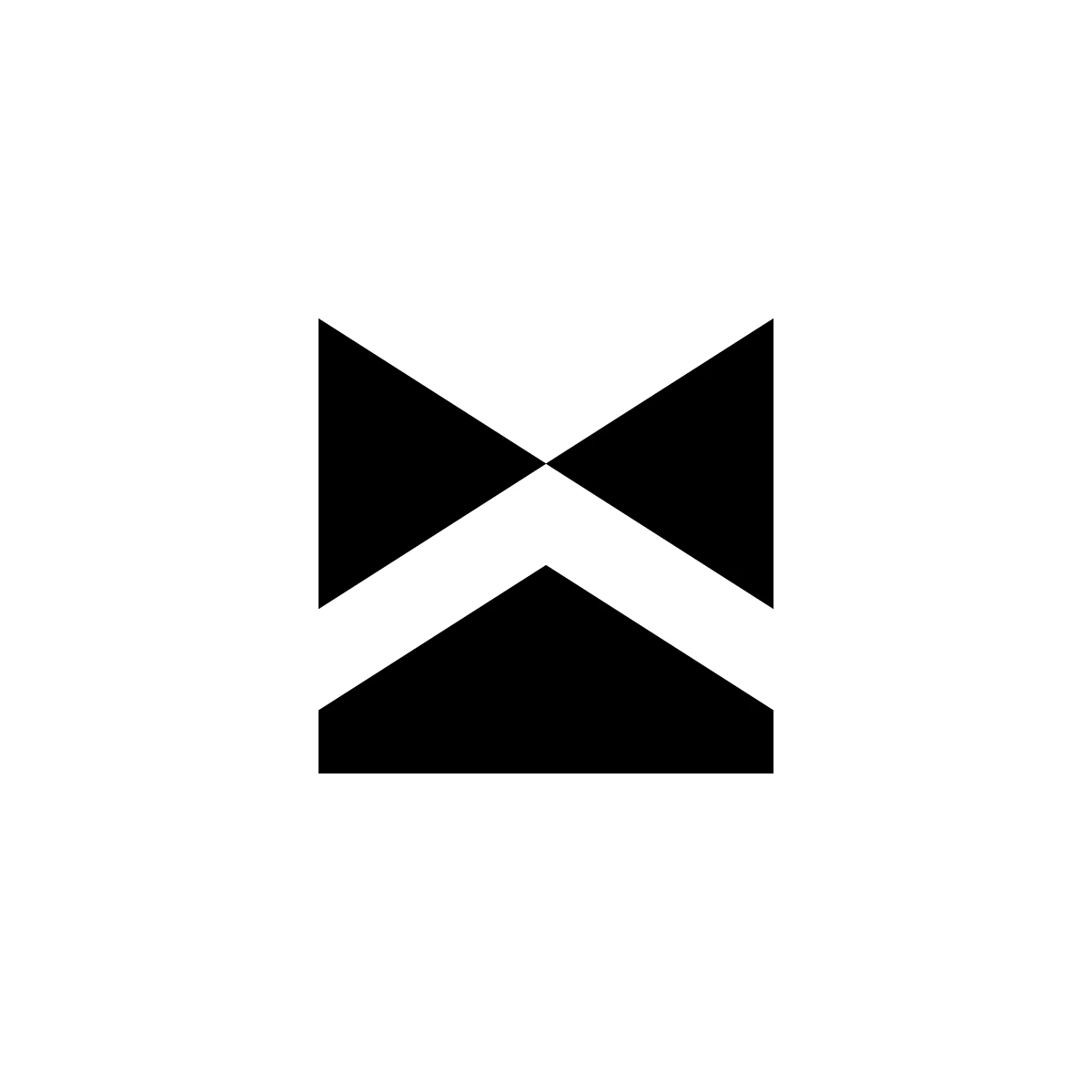M abstract logo